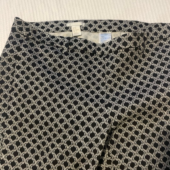 Chico's Black and White Patterned Pants - Picture 5 of 6